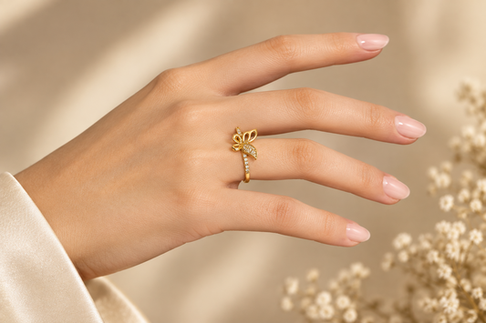 Butterfly Adjustable Finger Ring