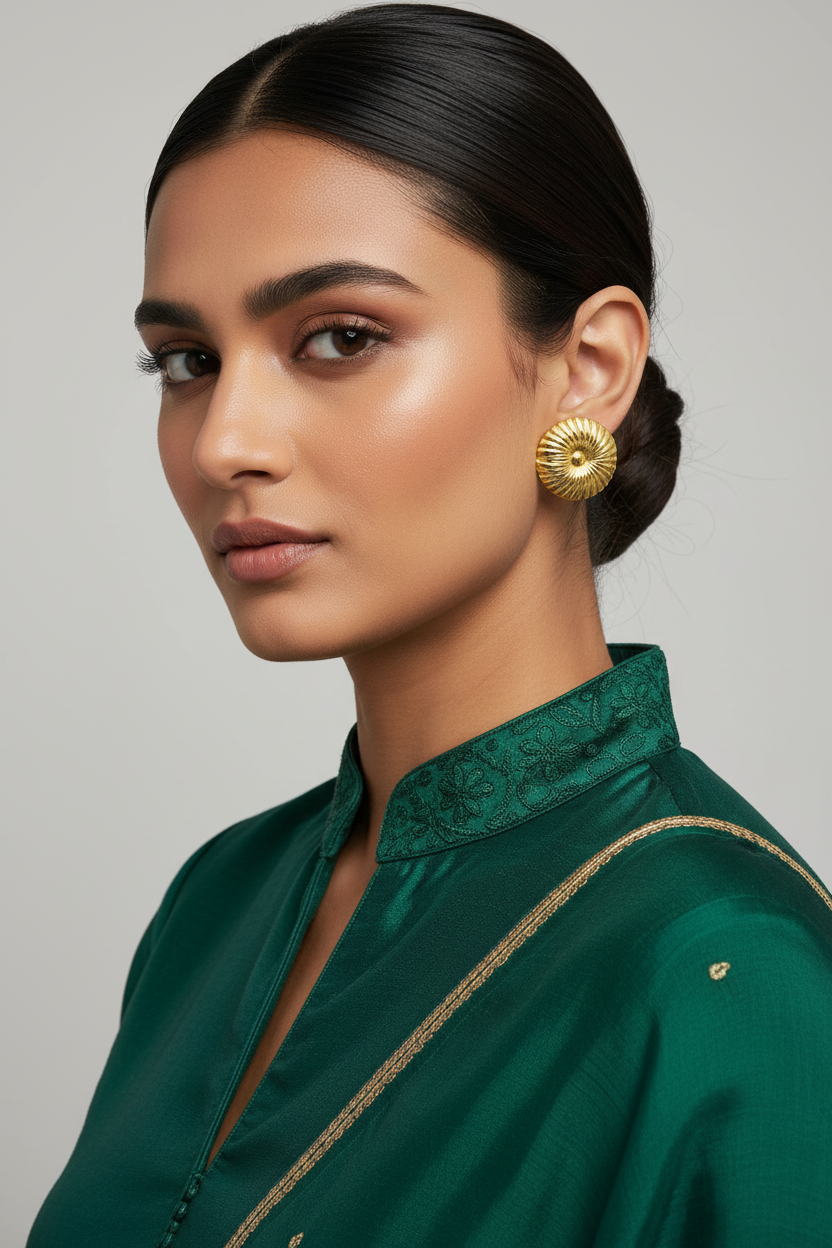 Floral bold statement Earrings