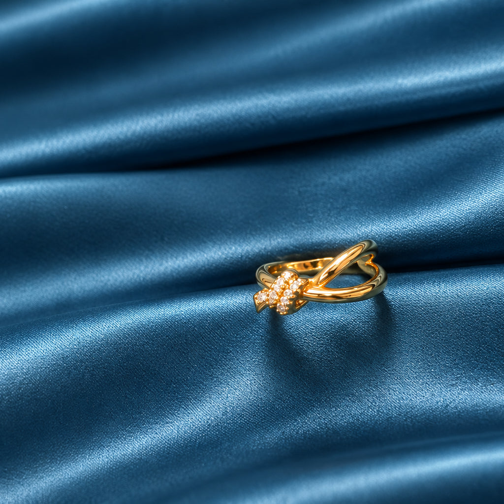 Elegant Stone Adjustable Finger Ring