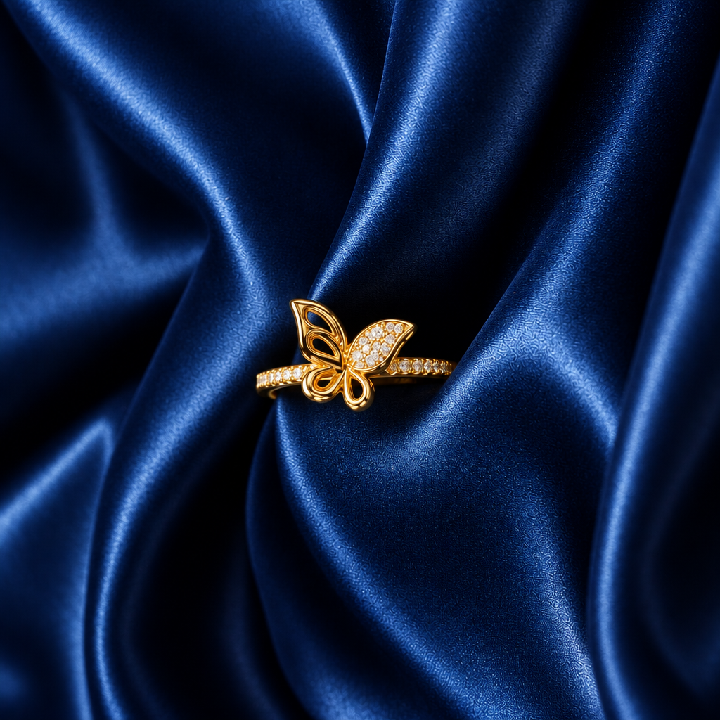Butterfly Adjustable Finger Ring