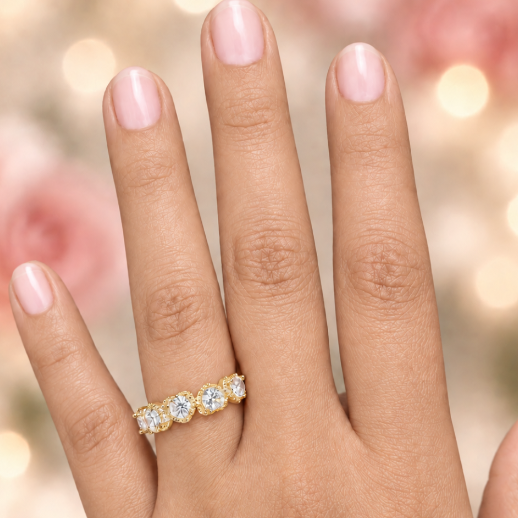Heart series Adjustable Finger Ring