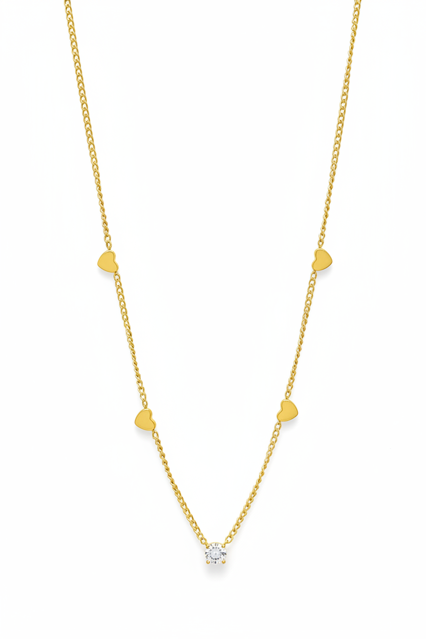 Zirconia stone pendant