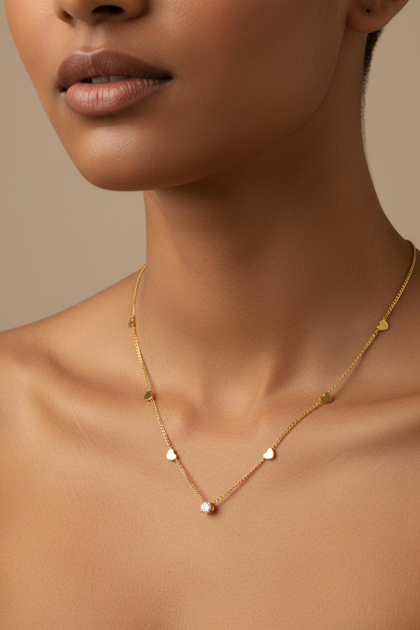 Zirconia stone pendant