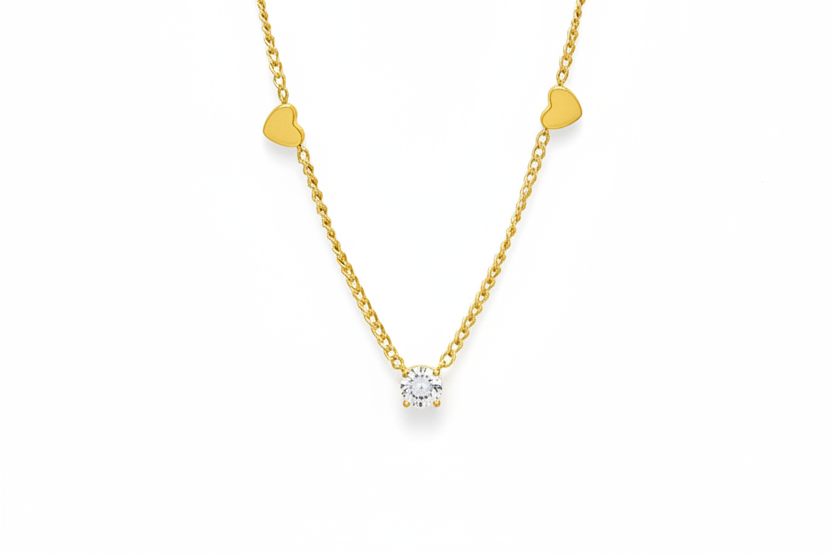 Zirconia stone pendant