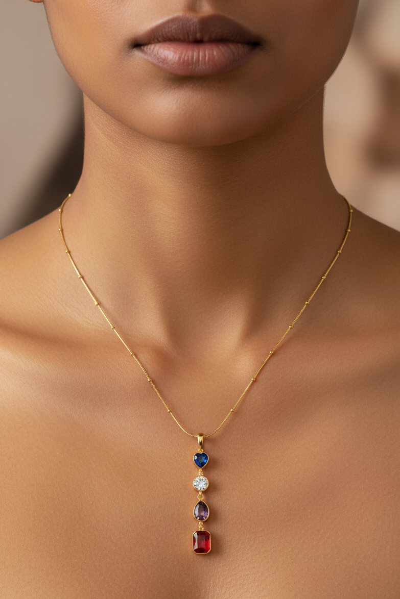 Multicolour Pendant Neckchain