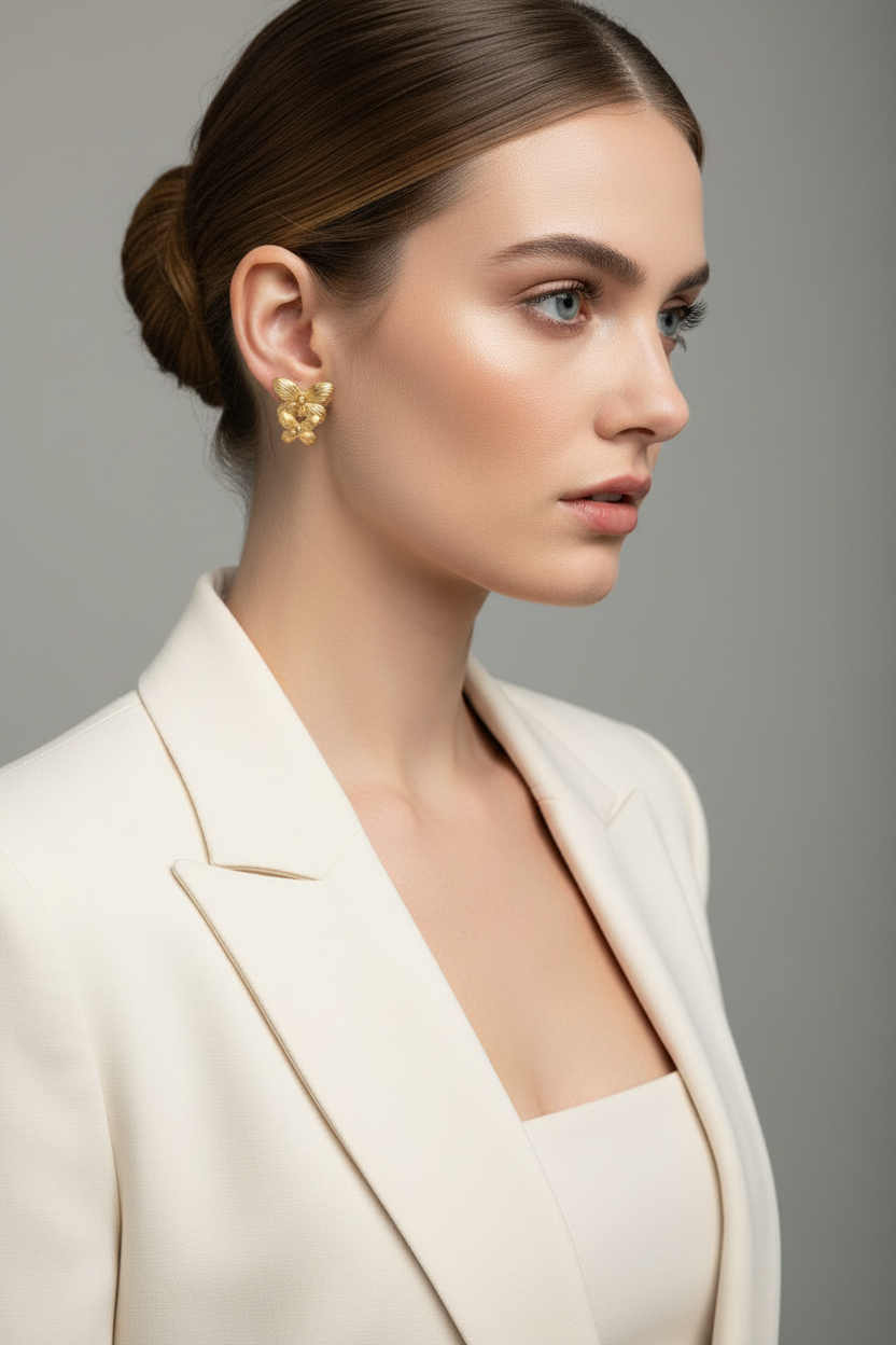 Butterfly Statement Earring