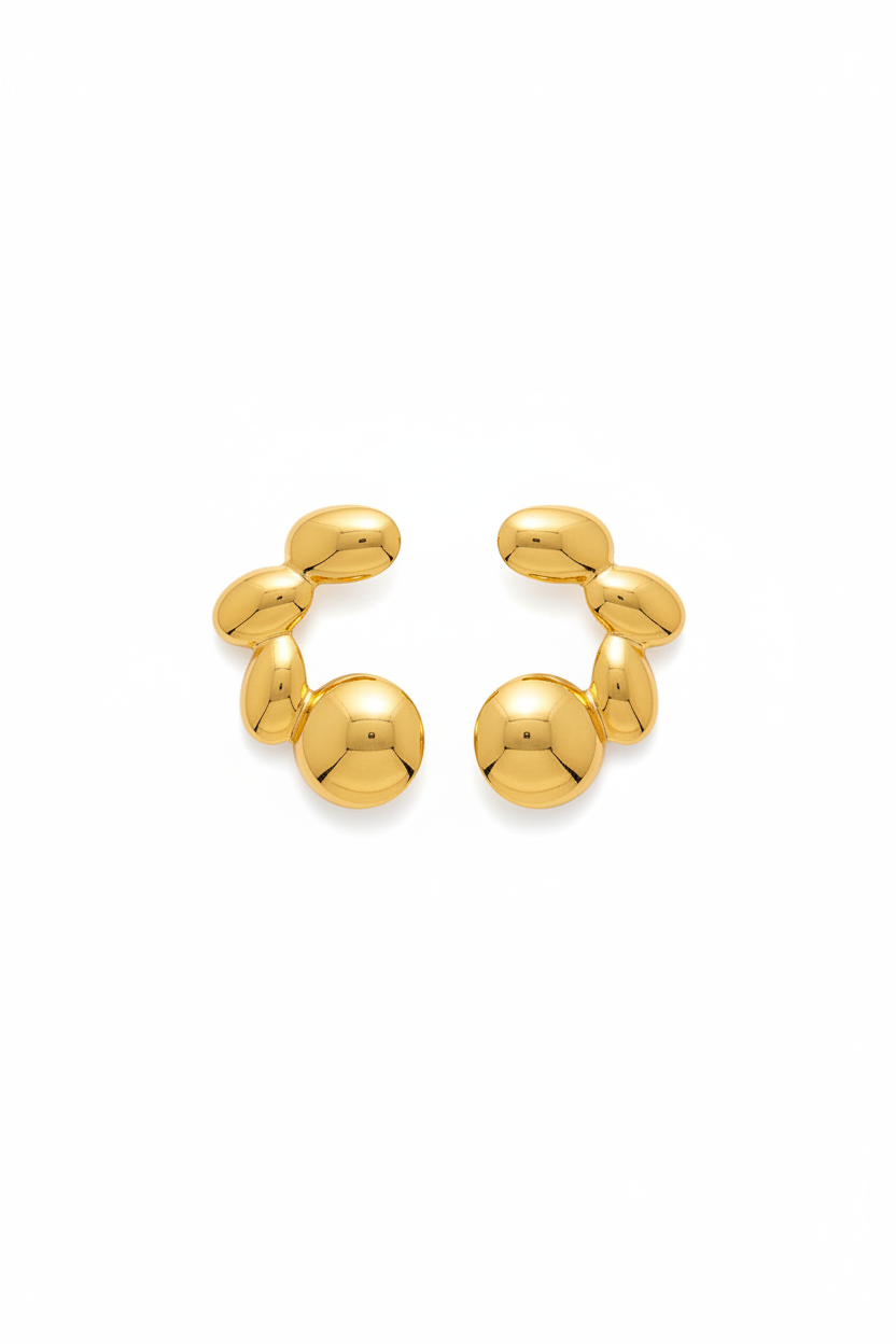 Golden Bold statement Earring