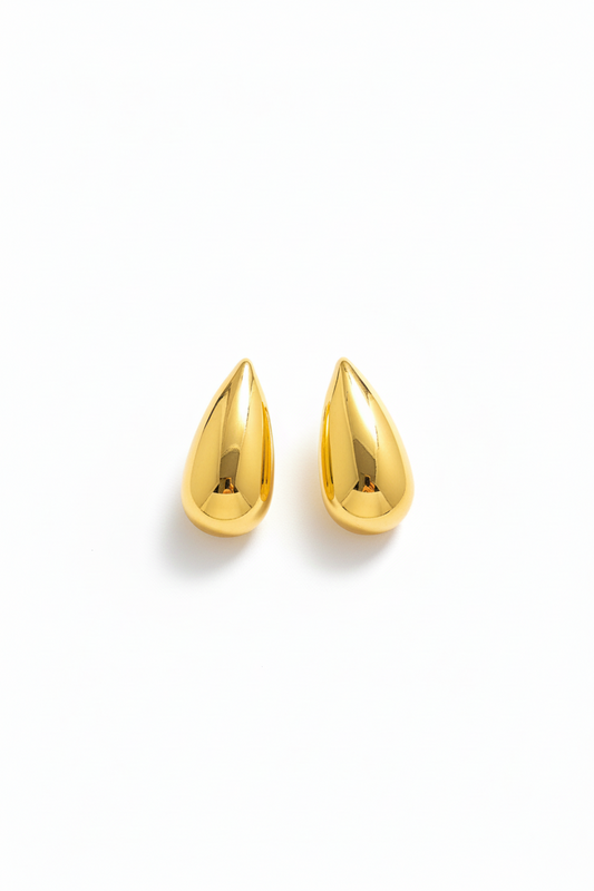 Golden Bold Drop Earring