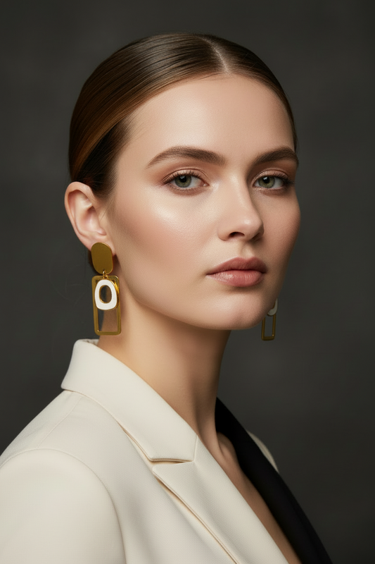 Elegant Golden statement Earrings
