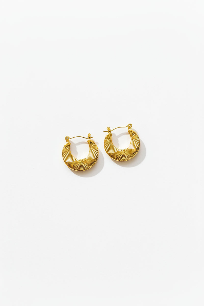 Elegant Ring Hoop Earring