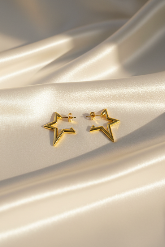 Golden Star Earring