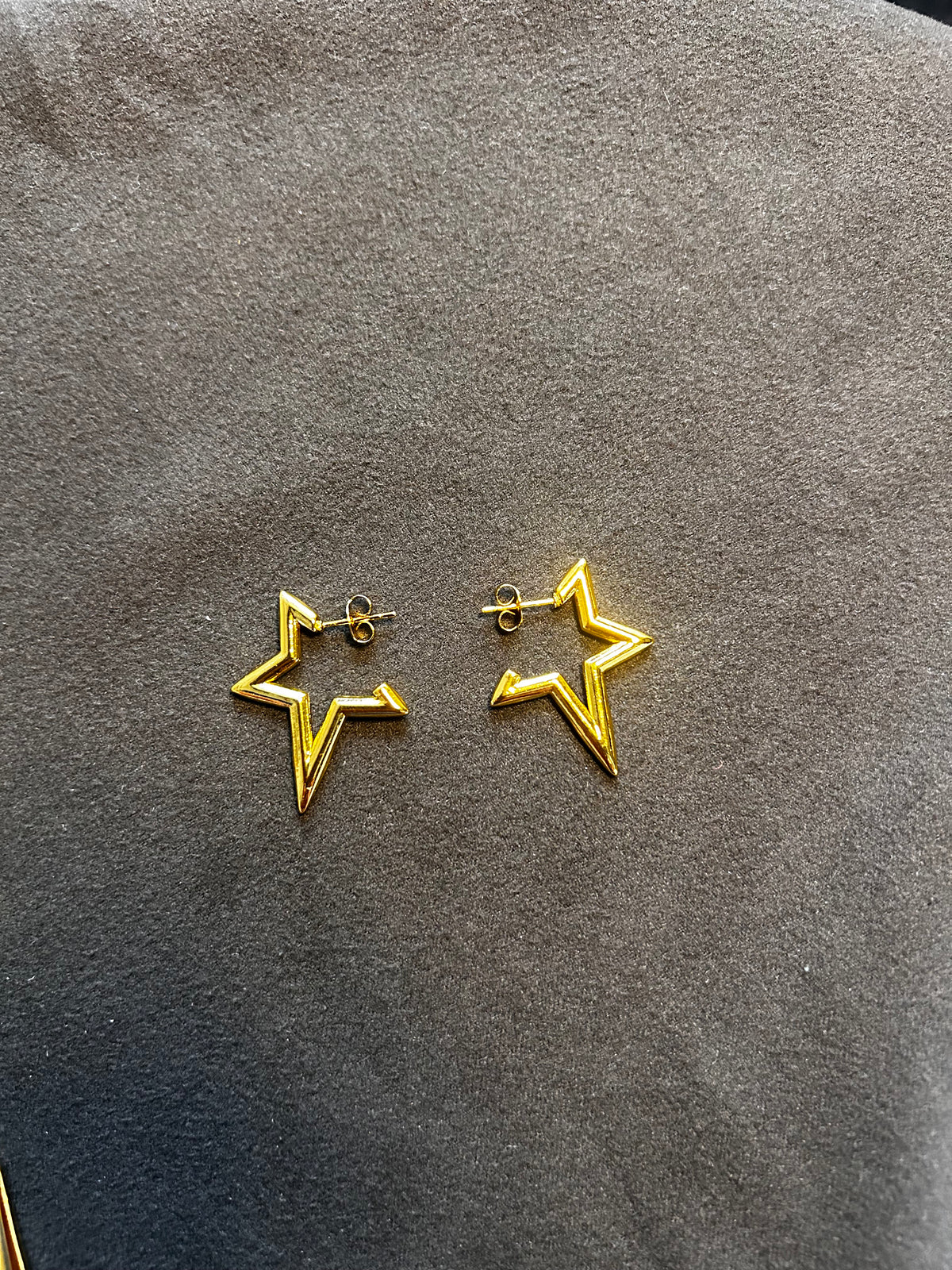 Golden Star Earring
