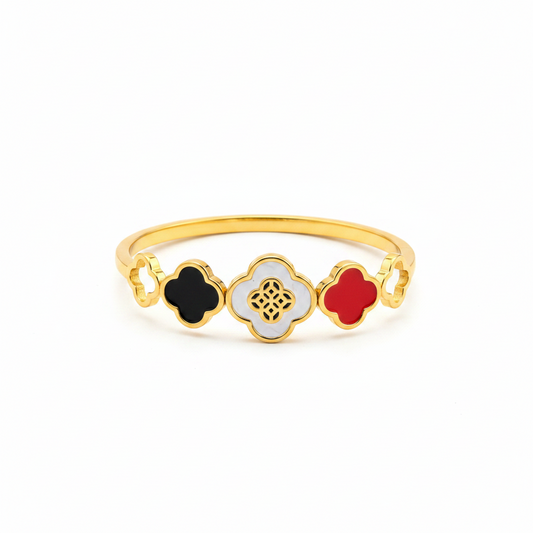 Tri-Colour Elegant Bangle
