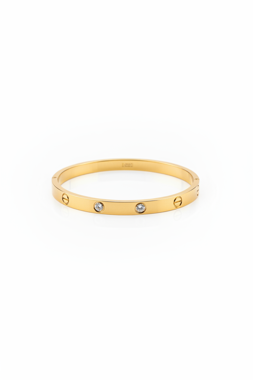 Cartier Love Crystal Bangle