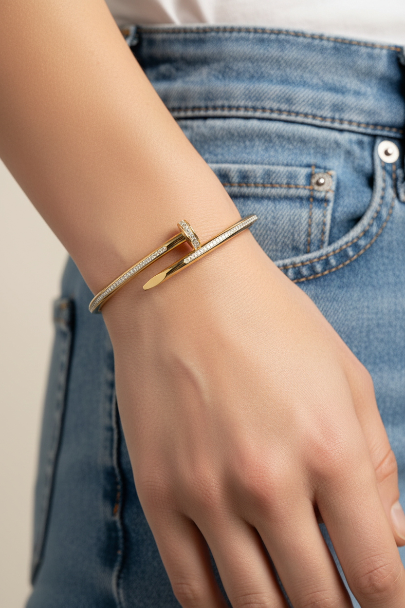 Cartier zircon sparkling Bangle