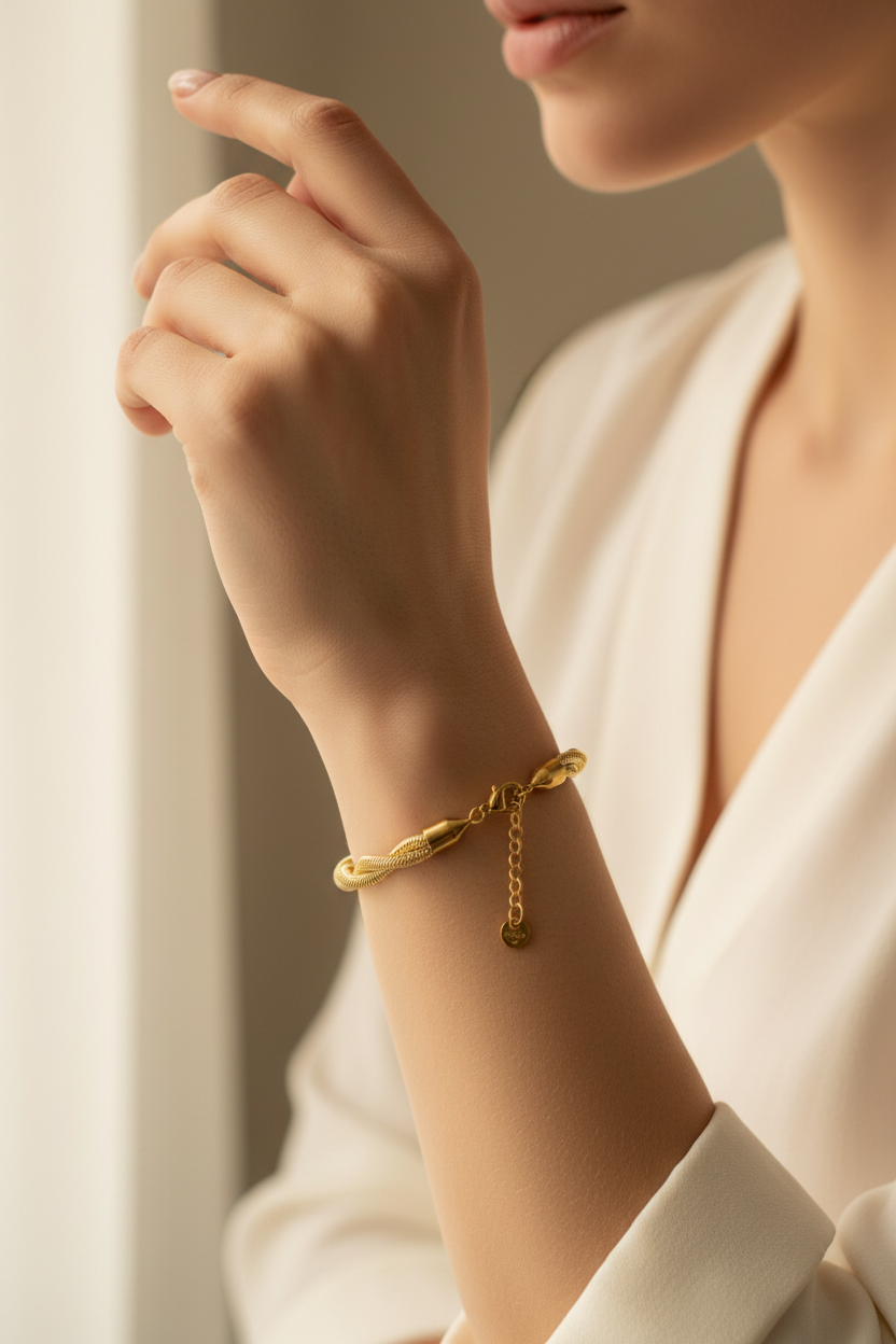 Twisted Snake Bracelet