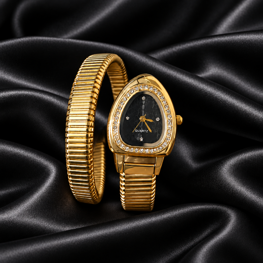 Serpentine snake spiral Black watch